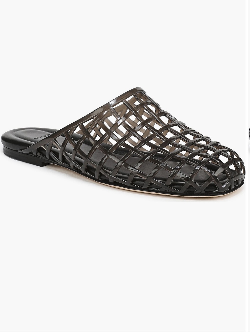 Vince Barcelona jelly Slip-On Mule - Black